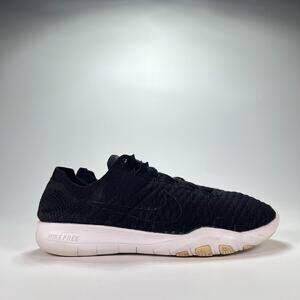 Nike Free TR Flyknit 2 Black Lace Up Training Shoes 904658-001 Women's Size 9.5